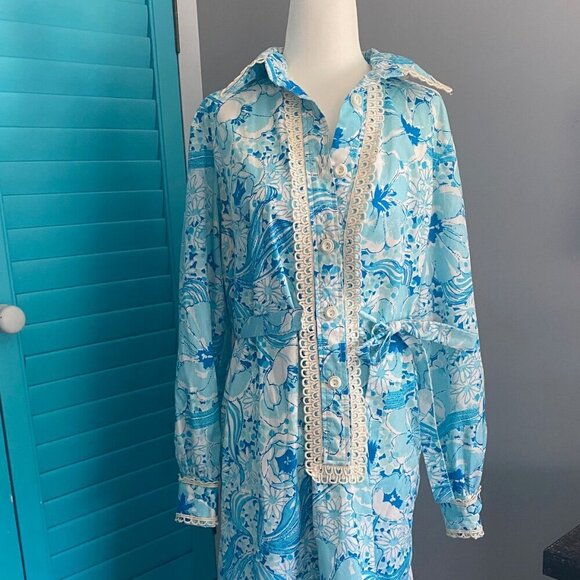 Authentic 60s The Lilly Pulitzer Shift Dress, Vintage Mod Designer - Picture 9 of 10